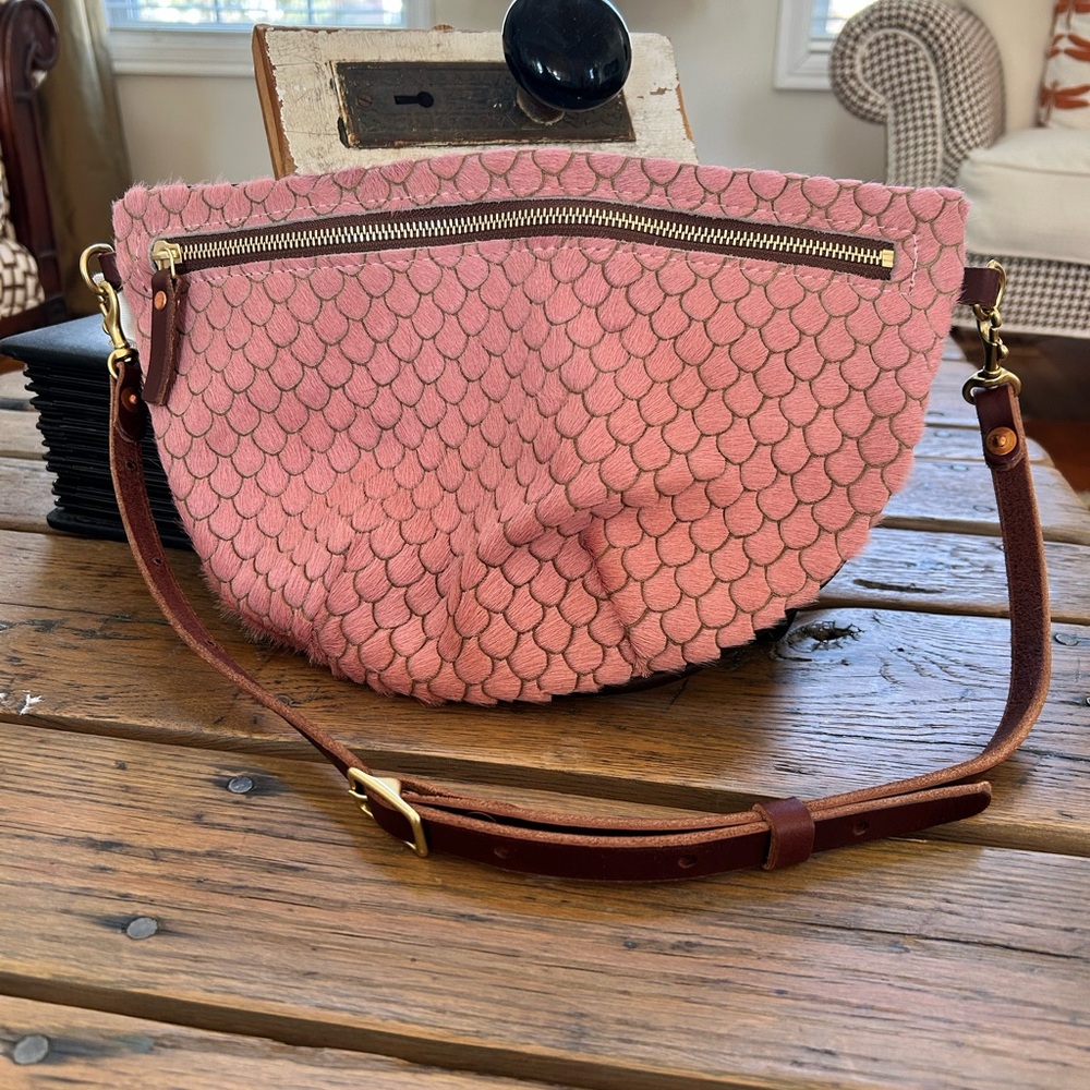 Meanwhile Back on the Farm Limited Edition* Hair on Hide Fanny Bag- NWOT